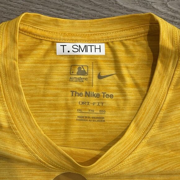 Team Issued Oakland A’s Nike MLB Training Shirt Men’s XXL Smith Athletic Workout - Picture 3 of 8